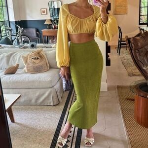 XS/Small outfit never worn pencil skirt and mini blouse